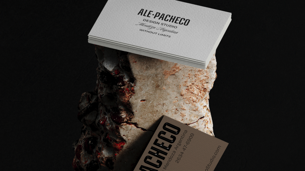 Ale Pacheco Design Studio visual identity and personal branding portfolio.