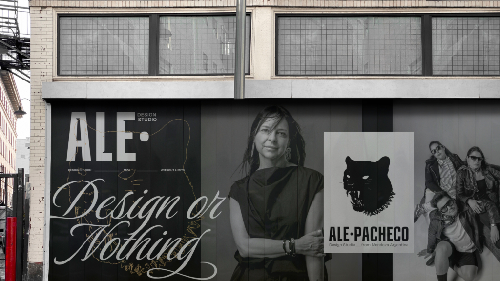Ale Pacheco Design Studio visual identity and personal branding portfolio.
